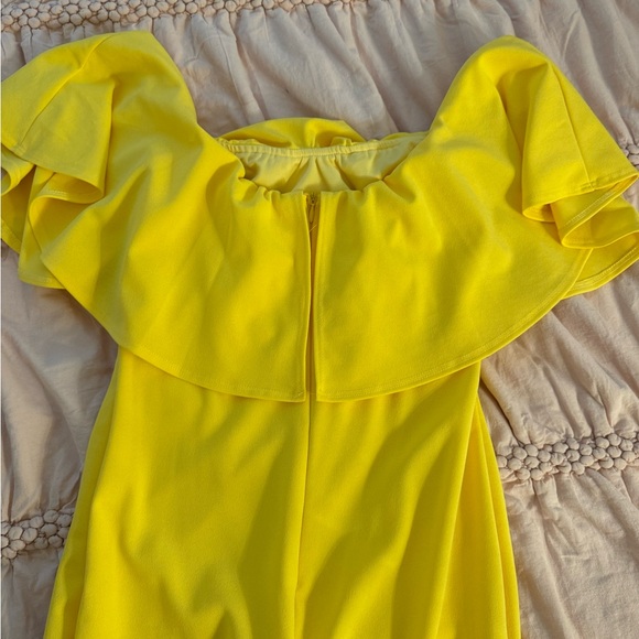 Yellow Ruffle Dress - Picture 4 of 4